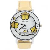 Relógio Plum Blossom (Amarelo)